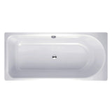 BetteOcean Drop In Bath 1700mm w/ White Overflow & Bath Filler White B8765WWFB