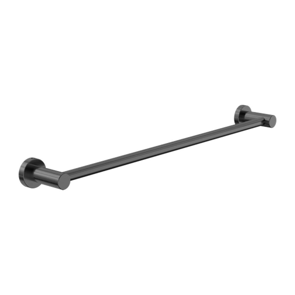 Amelie Royale Round Single Towel Rail 800mm Gunmetal BDO2030GM