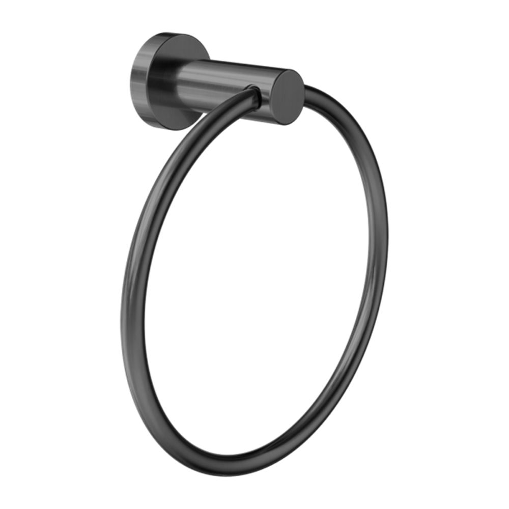 Amelie Royale Round Hand Towel Ring Gunmetal BDO2080GM