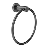 Amelie Royale Round Hand Towel Ring Gunmetal BDO2080GM