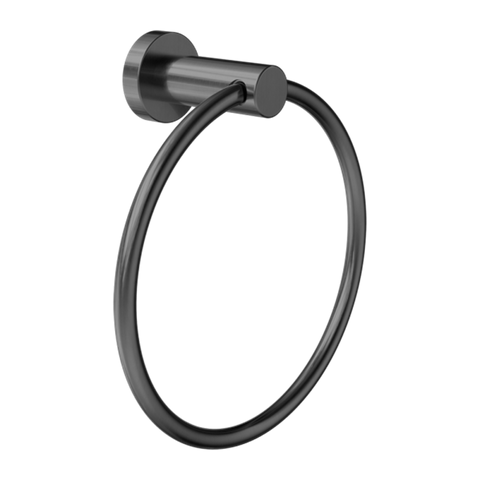 Amelie Royale Round Hand Towel Ring Gunmetal BDO2080GM