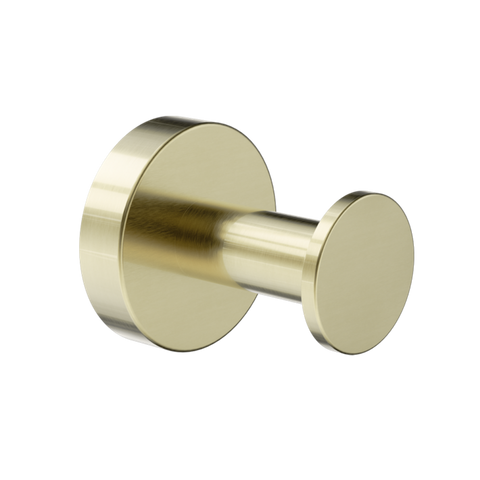 Amelie Royale Round Robe Hook Brushed Gold BDO2082BG