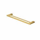 Amelie Essentiel Double Towel Rail 600mm Brushed Brass BDO25003BG