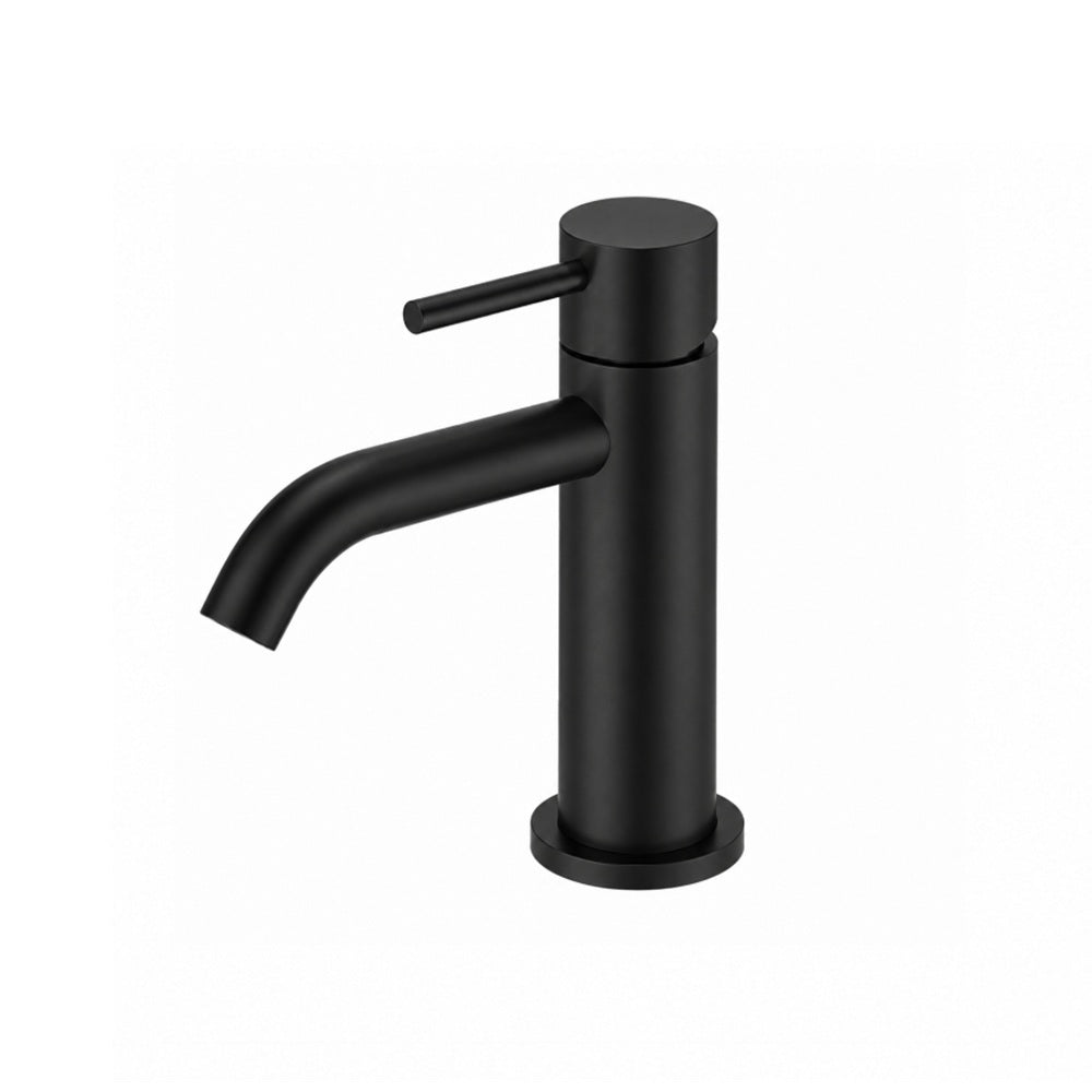 Amelie Royale II Basin Mixer Pin Curved Spout Matte Black BDO25B014MB