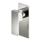 Amelie Royale Square Uni Body Shower Mixer Rectangle Plate Brushed Nickel (Full Kit) BDO301511BBN