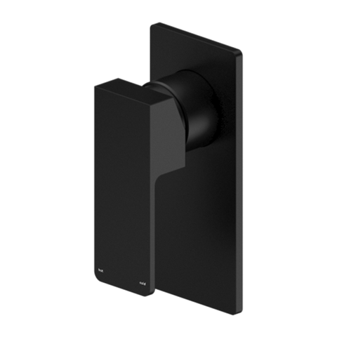 Amelie Royale Square Uni Body Shower Mixer Rectangle Plate Matte Black (Full Kit) BDO301511BMB