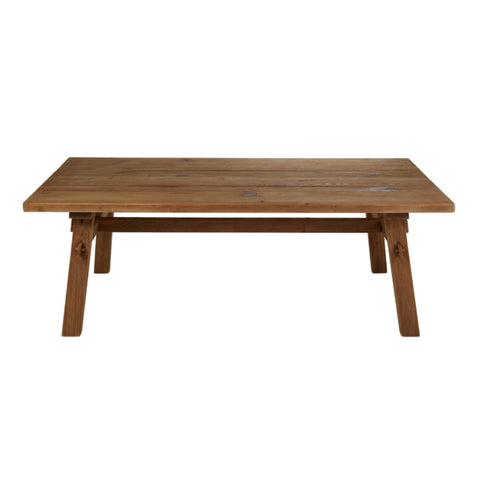 Amalfi Elroi 8 Seater Dining Table Natural Timber 220x100x76cm