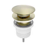Amelie Royale II Basin Pop up & Waste Universal 40x32mm ABS with Removable Plug Brushed Gold BDO711BG