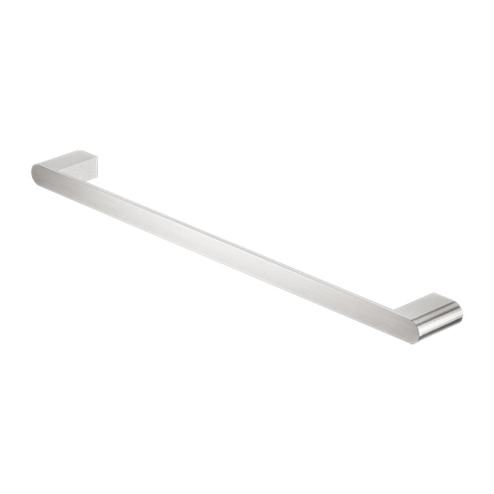 Amelie Royale Premium Single Towel Rail 800mm Brushed Nickel BDO9030BN