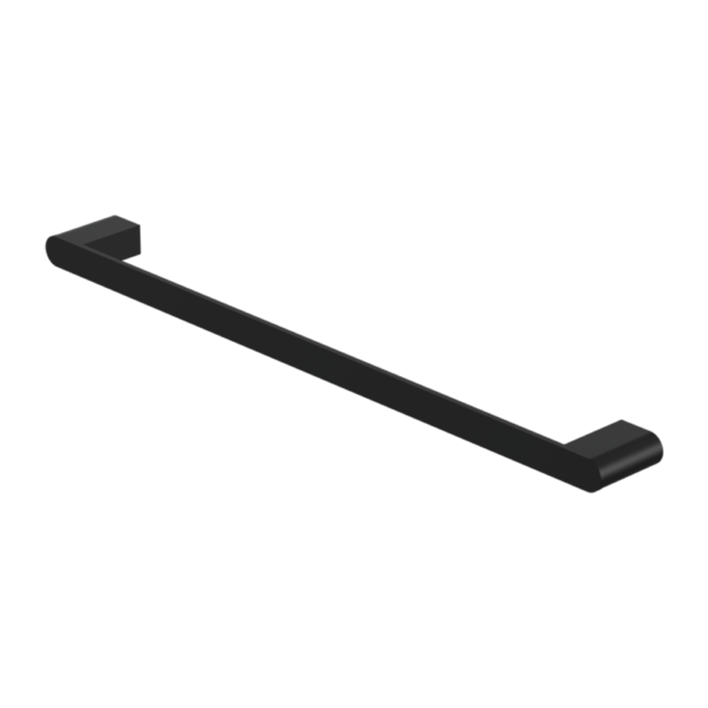 Amelie Royale Premium Single Towel Rail 600mm Matte Black BDO9024MB