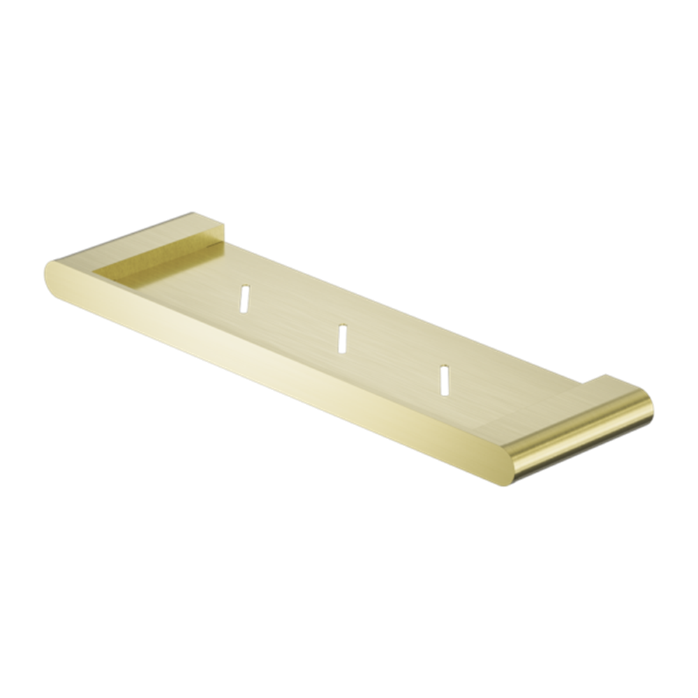 Amelie Royale Premium Metal Shower Shelf Brushed Gold BDO9087ABG