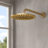 Amelie Essentiel Round Shower Arm 400mm Brushed Brass BDOIAR1107BG