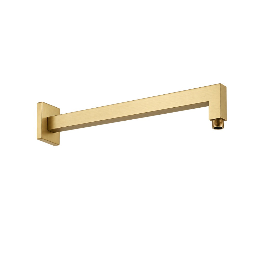 Amelie Essentiel Square Shower Arm 400mm Brushed Brass BDOIAR1108BG