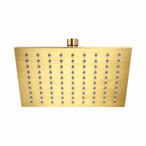 Amelie Essentiel Square Shower Head 300mm Brushed Brass BDOISH1258BG