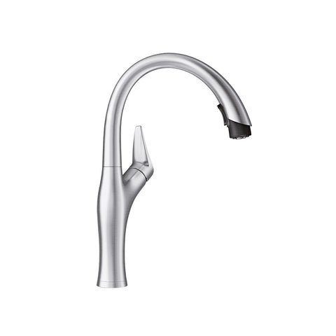 BLANCO Artona-S High Arch Pull Down Mixer Brushed Chrome 525098 ARTONASBR
