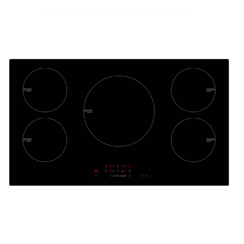 Euro Appliances Cooktop Induction Touch 90cm Black  ECT90ICB2 (4554657071164)