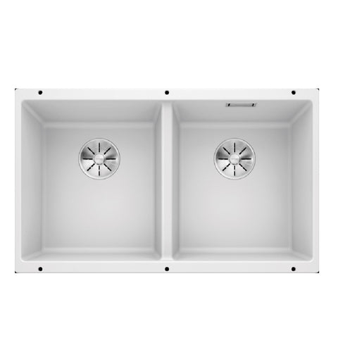 BLANCO Sink Double Bowl 755mm Undermount White 526850 SUB350350UWK5