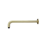 Meir Round Wall Shower Curved Arm 400mm PDV Tiger Bronze MA09-400-PVDBB