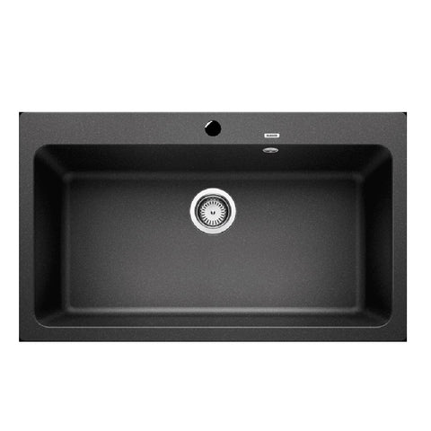 BLANCO Naya Xl 9 Sink Single Bowl 860X510X220mm Anthracite 526839 NAYAXL9K5