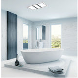 IXL Bathroom Lighting Premium Tastic Luminate Dual Heater, Fan & Light White Fascia 32611