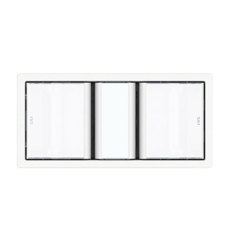 IXL Bathroom Lighting Premium Tastic Luminate Dual Heater, Fan & Light White Fascia 32611