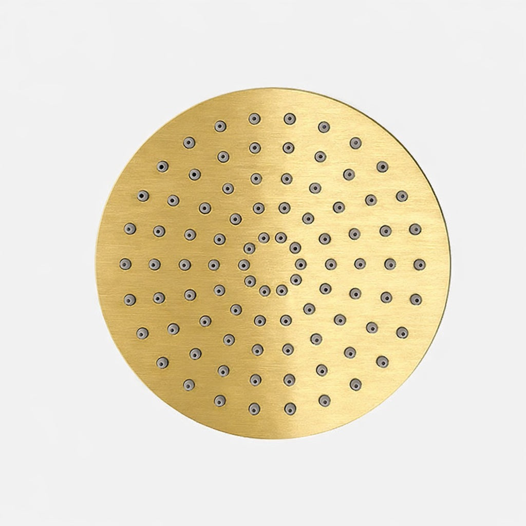 Amelie Essentiel Round Shower Head 300mm Brushed Brass BDORODR250FBG1P
