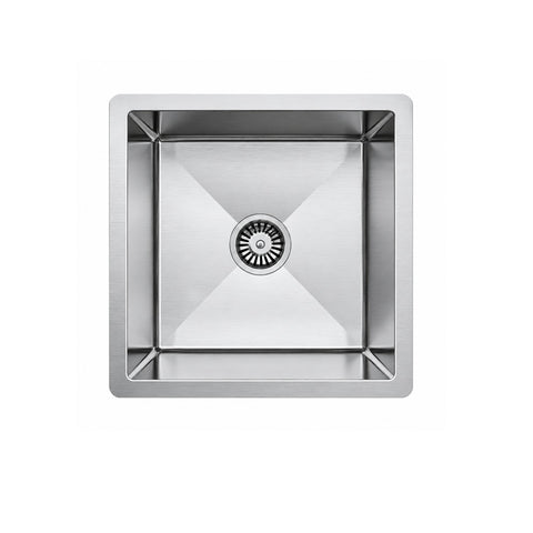 Amelie Deauville Kitchen Sink (Topmount & Undermount) 450x450x250mm (No Overflow) Stainless Steel BDOSSLUNSB450