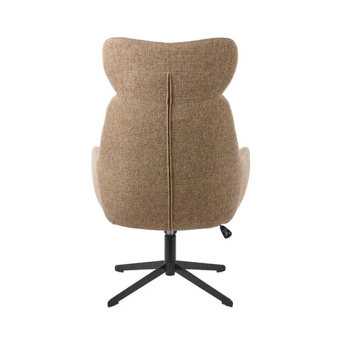 Academy Lewis Adjustable Chair with Footrest Taupe/Black 68x80.5x150cm