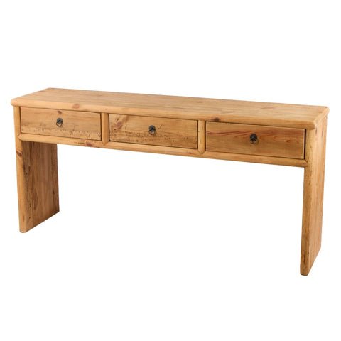 Society Home Issey Console Table Natural Timber 162x40x76cm