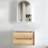 Otti Byron Wall Hung Cabinet Only 750x460x550mm Natural Oak Plywood (Cabinet Only) BY750N