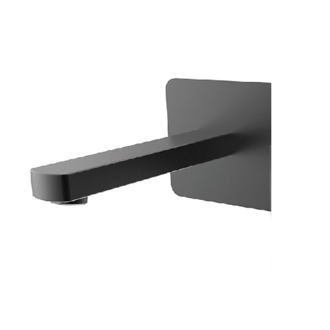 Fienza Koko Wall Mixer Spout Only Matte Black 218106BSPOUT