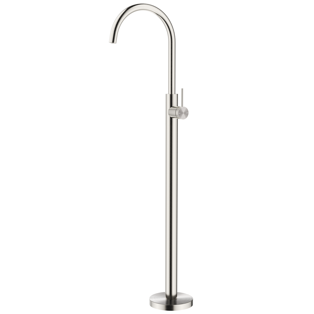 Bella Vista Mica Freestanding Bath Mixer Brushed Nickel BFM-5-BN