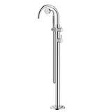 Bella Vista Mica Heritage Freestanding Bath Mixer with Hand Shower Chrome BFM-HS-4-CP