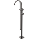 Bella Vista Mica Freestanding Bath Mixer with Hand Shower Gunmetal BFM-HS-5-GM