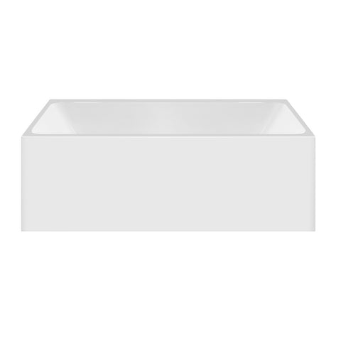 Decina Bianco Back to Wall Bath 1400mm Gloss White BI1400W