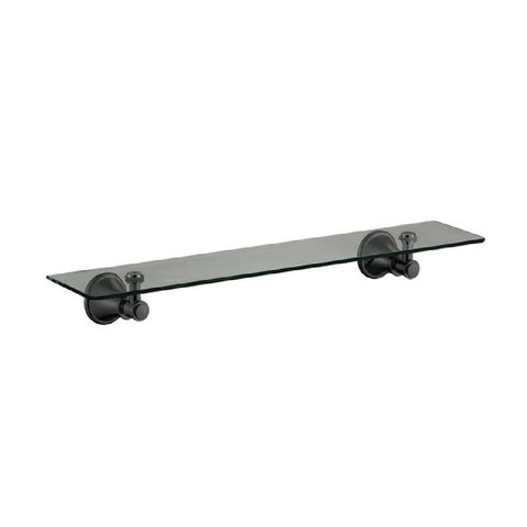 Ikon Clasico Glass Shelf Matte Black 66509MB