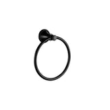 Ikon Clasico Towel Ring Matte Black 66503MB