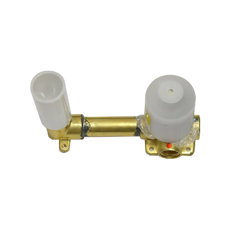 Argent Wall Basin/Bath Round Mixer Body Brushed Nickel BM240017BN