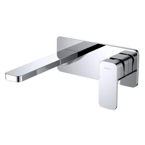 Argent Kubic Wall Basin/Bath Mixer Chrome BM246917