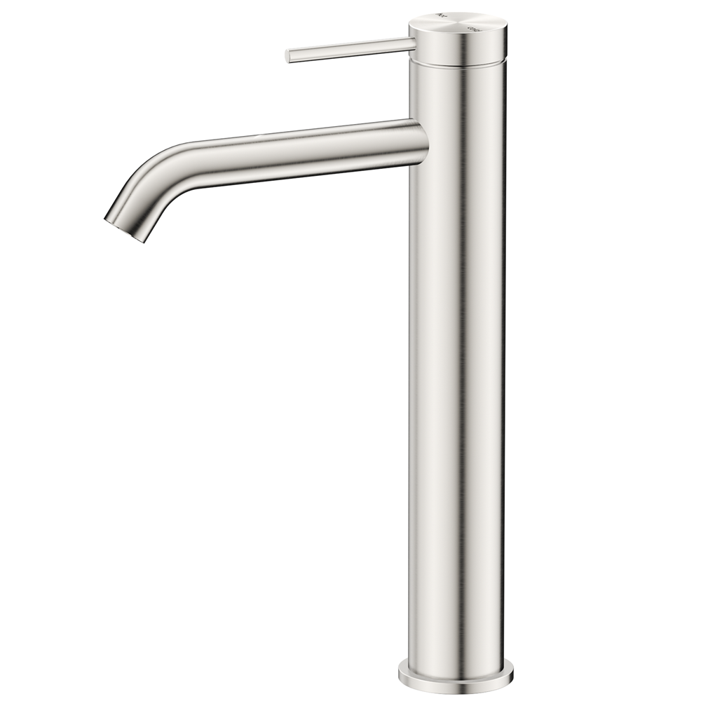 Bella Vista Mica Tall Basin Mixer Brushed Nickel BMC-5-TALL-BN