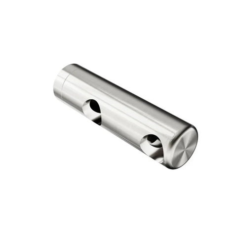 Nero Mecca Care Make Your Own 25mm Grab Rail Double End Bracket Right Hand Brushed Nickel NR5390422BN