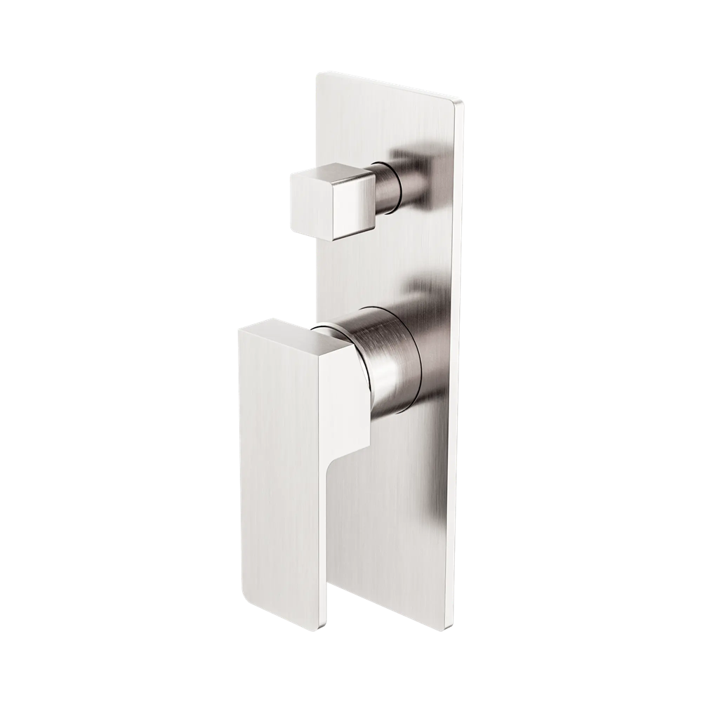 Nero Celia Shower Mixer Diverter Uni Body (Trim Kit Only) Brushed Nickel NR301511ATBN