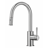 Bella Vista Mica Heritage Pull-Out Sink Mixer Brushed Nickel SM-4-PO-BN