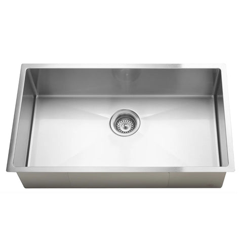 Meir Kitchen Sink Single Bowl 760x440mm PVD Brushed Nickel MKSP-S760440-PVDBN