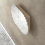 Otti Bondi Shaving Cabinet 900x600mm Sable Walnut BOSV9060SW