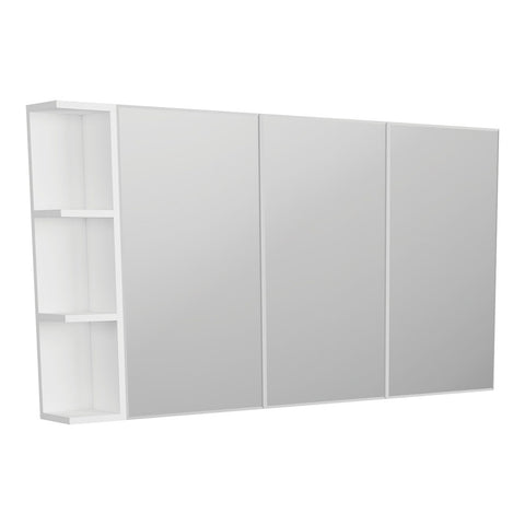 Fienza Bevel Edge Mirror Cabinet 1200mm w/ 150mm Side Shelf BS135
