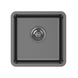 Abey BS1 Bar Sink Single Bowl 360x360mm Topmount/Undermount Black Pearl BS1B