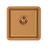 Abey BS1 Bar Sink Single Bowl 360x360mm Topmount/Undermount Artisan Copper BS1CO