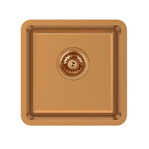 Abey BS1 Bar Sink Single Bowl 360x360mm Topmount/Undermount Artisan Copper BS1CO