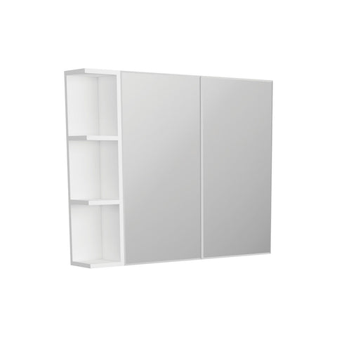 Fienza Bevel Edge Mirror Cabinet 750mm w/ 150mm Side Shelf BS90